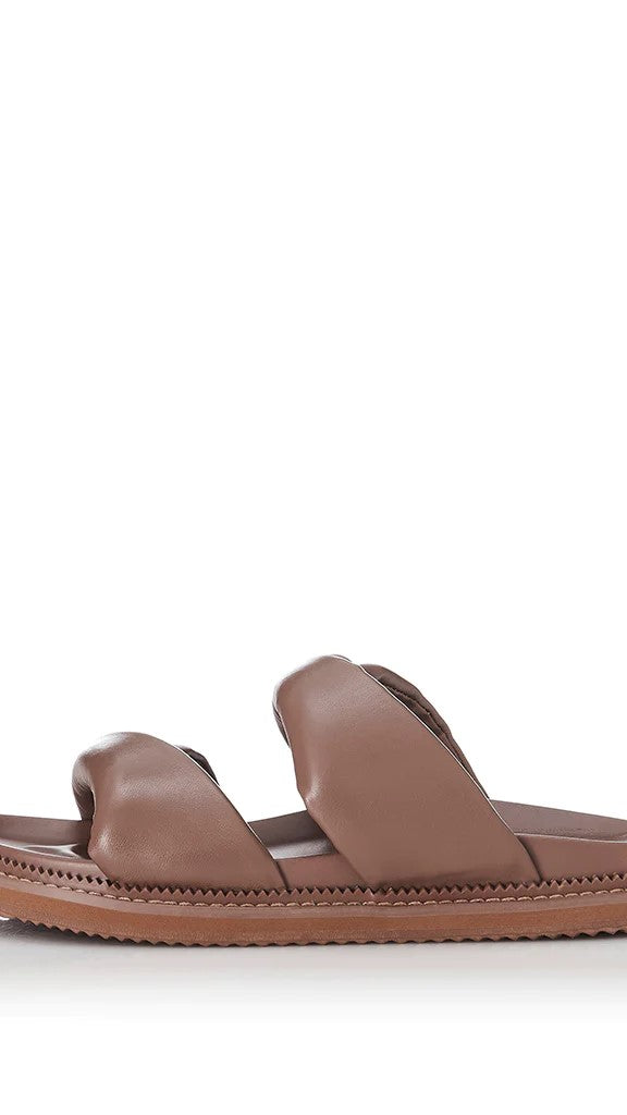 Alias Mae Paris Slide - Coffee Leather-Sunshines Bliss