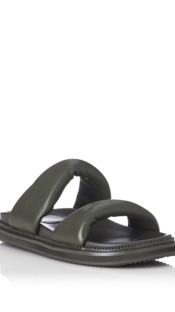 Alias Mae Paris Slide - Moss Leather-Sunshines Bliss