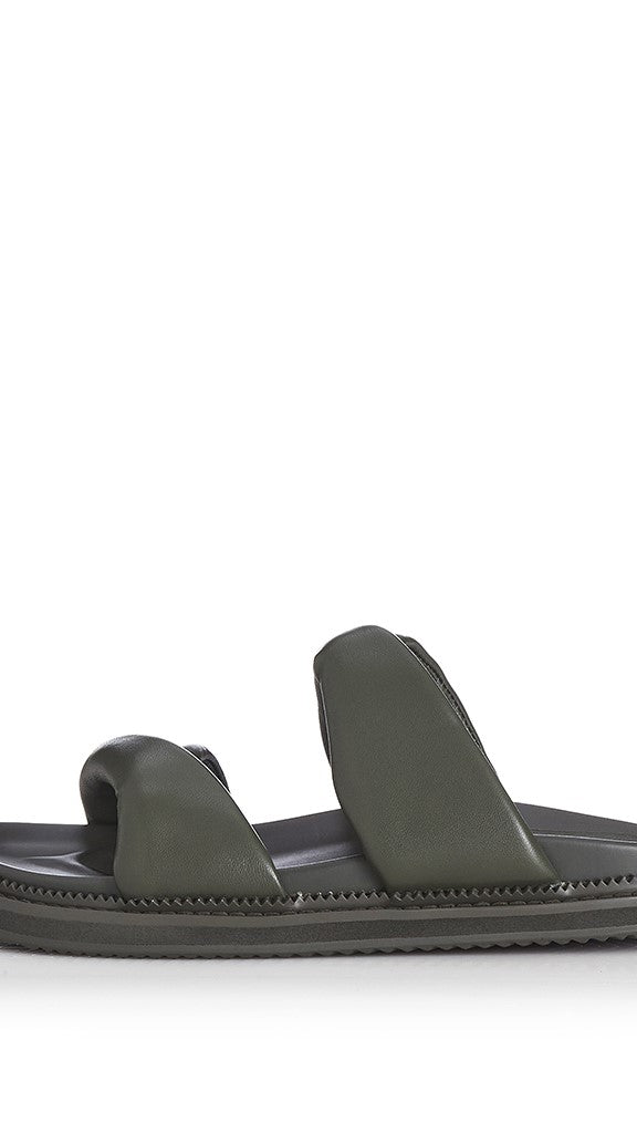 Alias Mae Paris Slide - Moss Leather-Sunshines Bliss