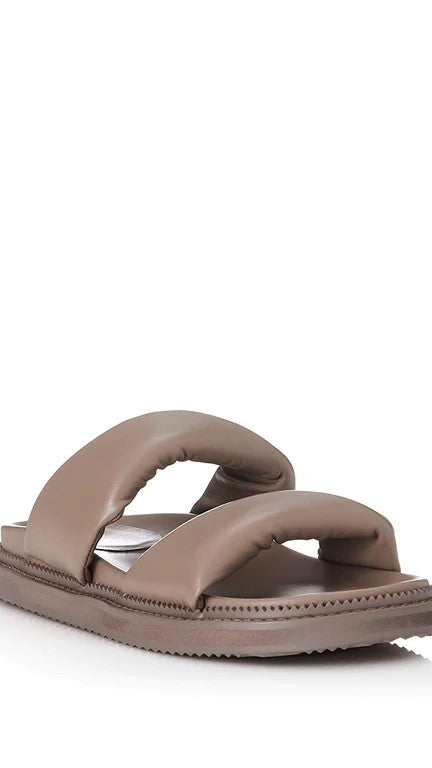 Alias Mae Paris Slide - Taupe Leather-Sunshines Bliss