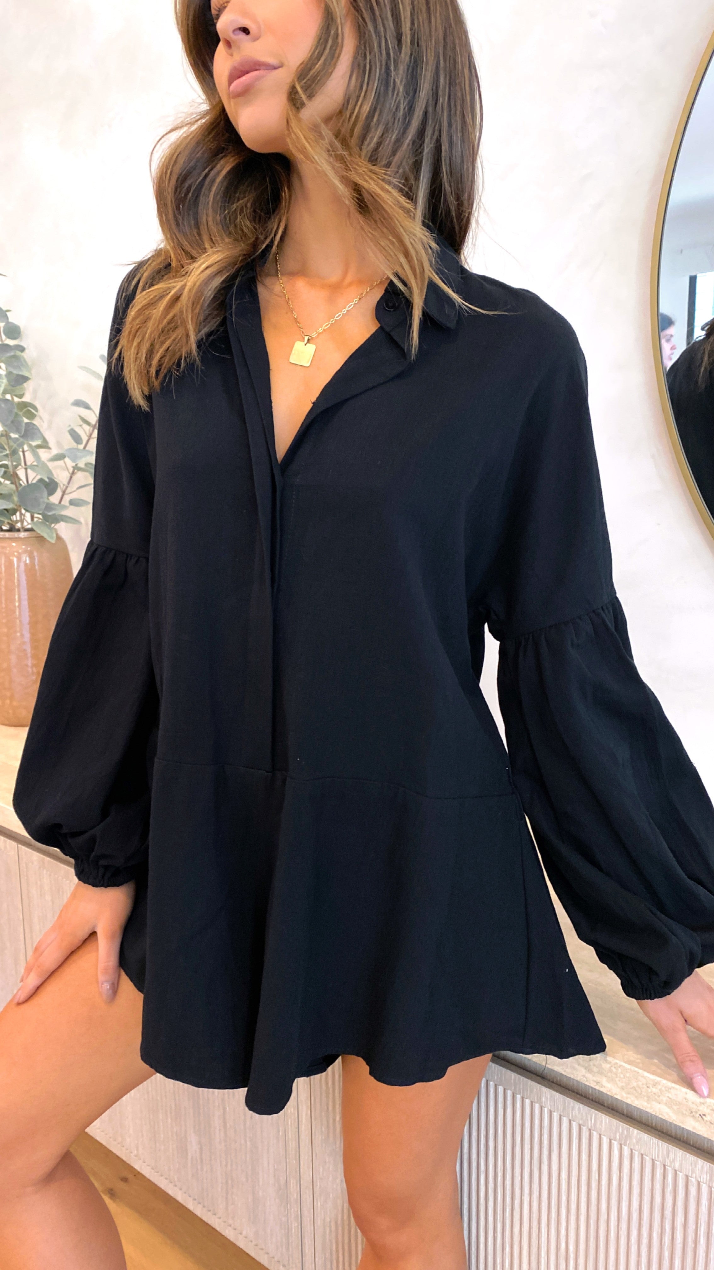 Dominique Playsuit - Black-Sunshines Bliss