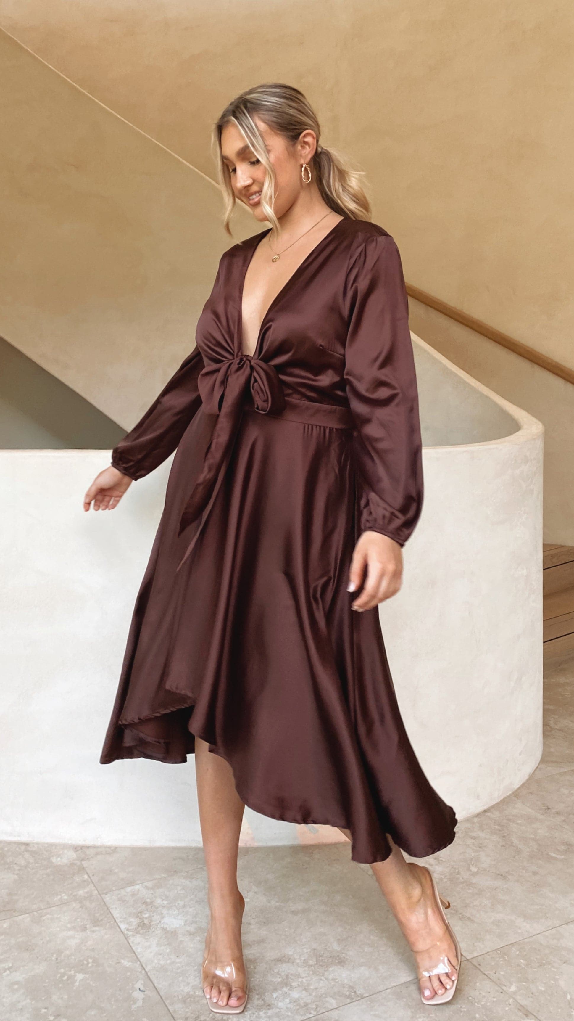 Starry Nights Dress - Chocolate-Sunshines Bliss