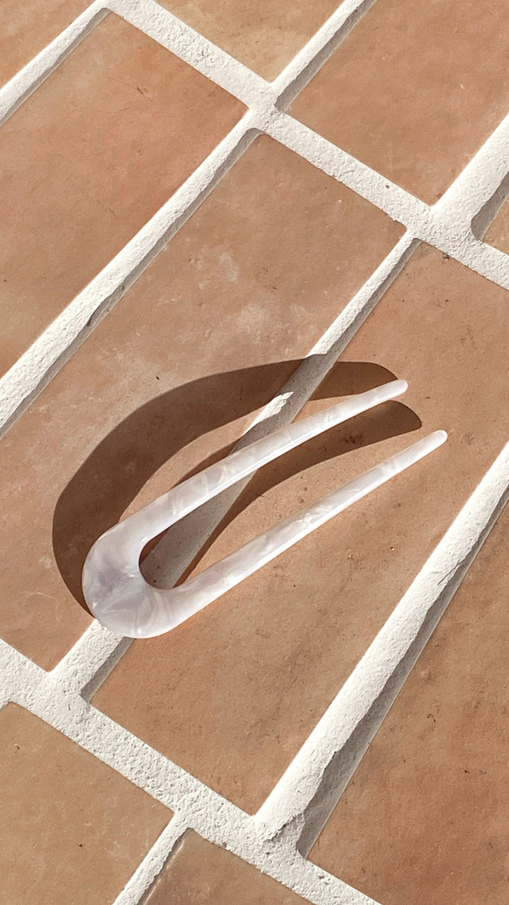 Akira Hair Pin - Milky Quartz-Sunshines Bliss