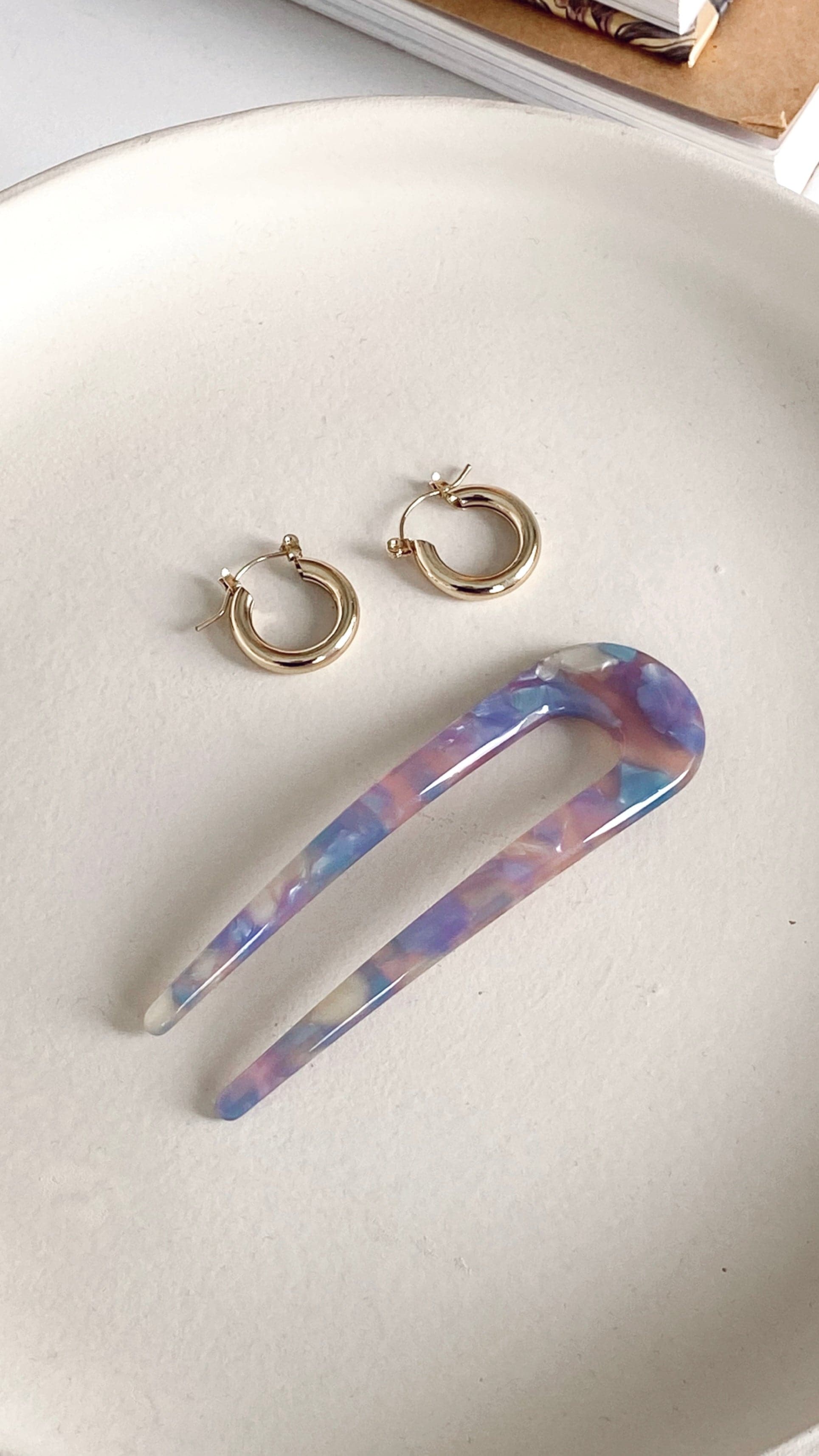 Akira Hair Pin - Quartz-Sunshines Bliss