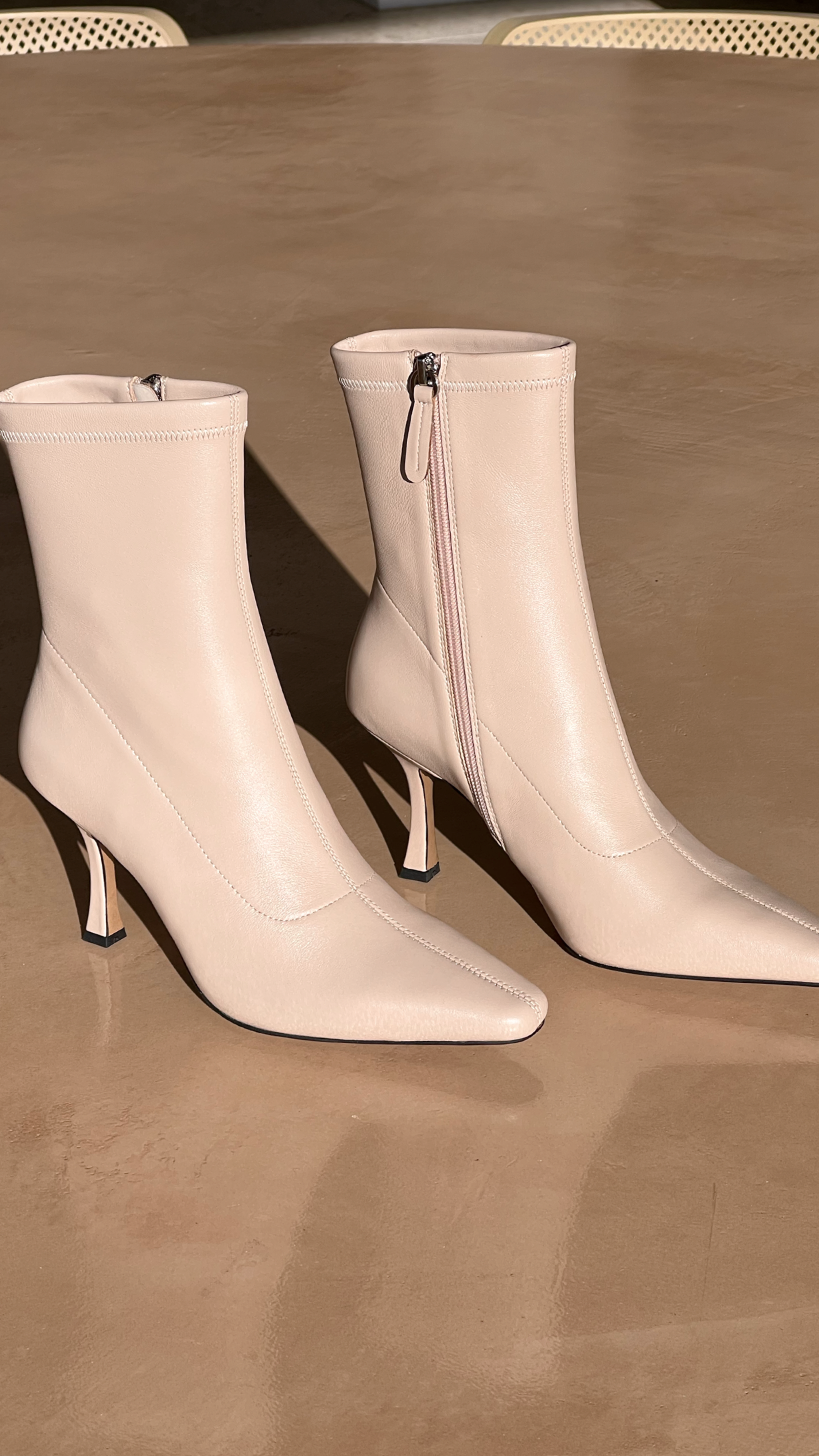Alias Mae Carmen Boot - Cream Soft Leather-Sunshines Bliss