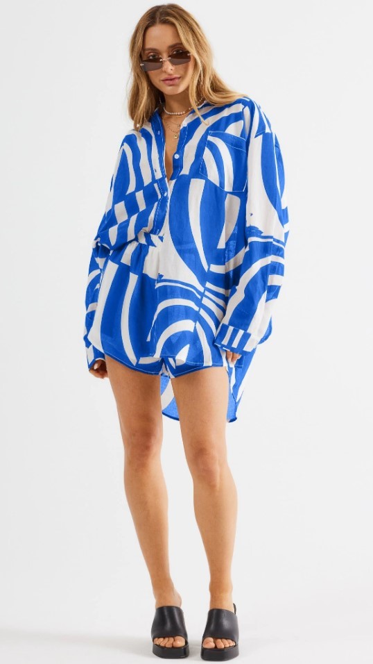 Heather Short - Blue Pattern-Sunshines Bliss