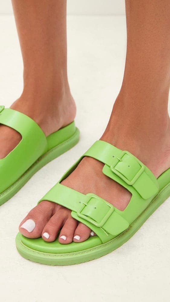 Rayna Slide - Lime-Sunshines Bliss