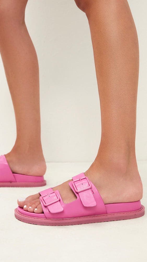 Rayna Slide - Lipstick-Sunshines Bliss