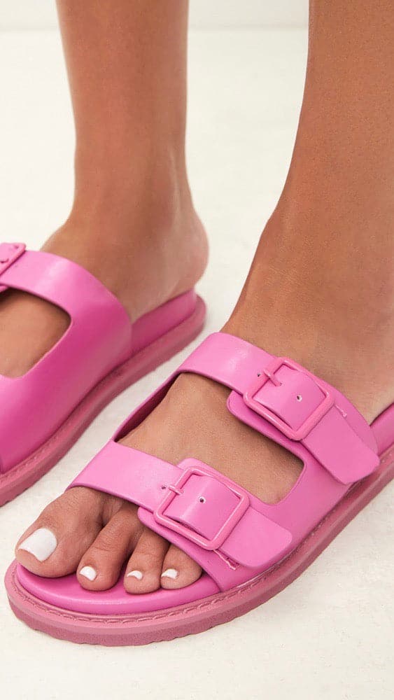 Rayna Slide - Lipstick-Sunshines Bliss