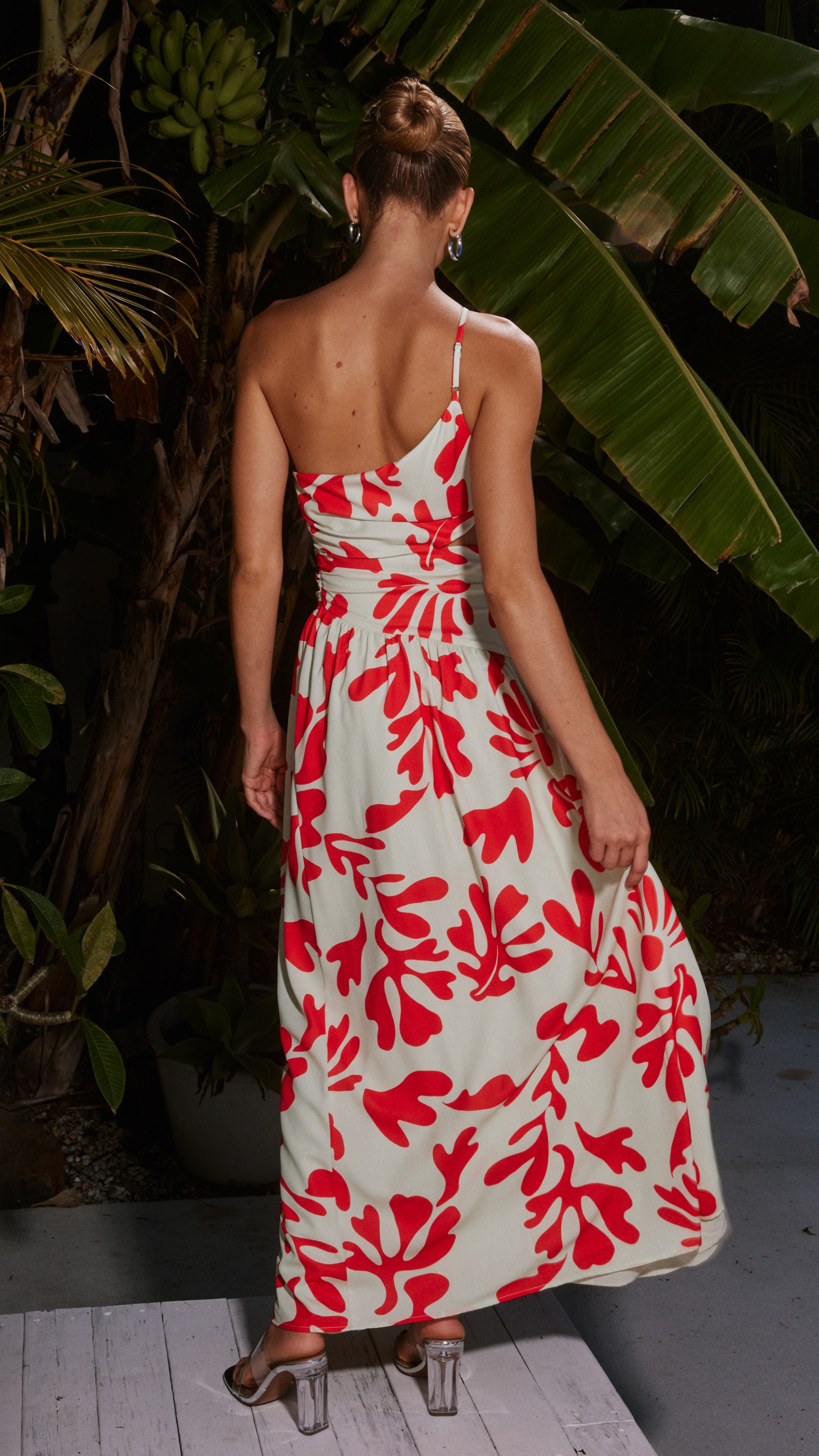 Akeli Maxi Dress - Orange Botanica-Sunshines Bliss