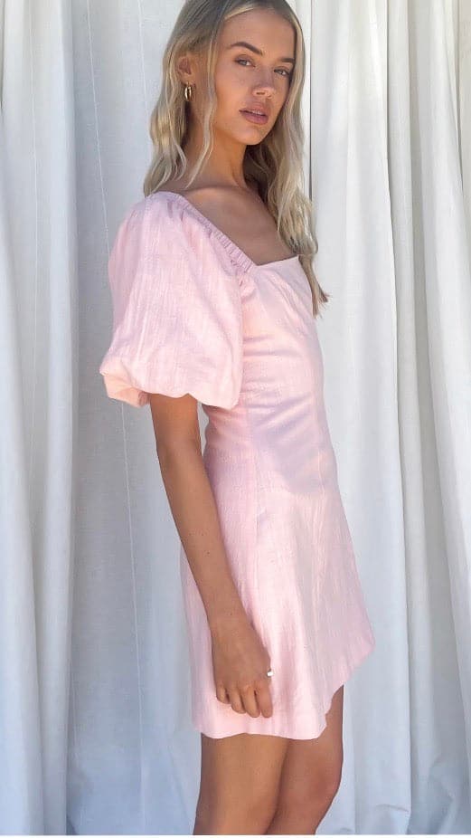 Tuscany Dress - Baby Pink-Sunshines Bliss