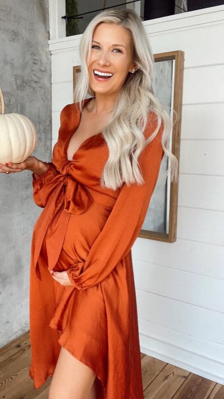 Starry Nights Dress - Rust-Sunshines Bliss