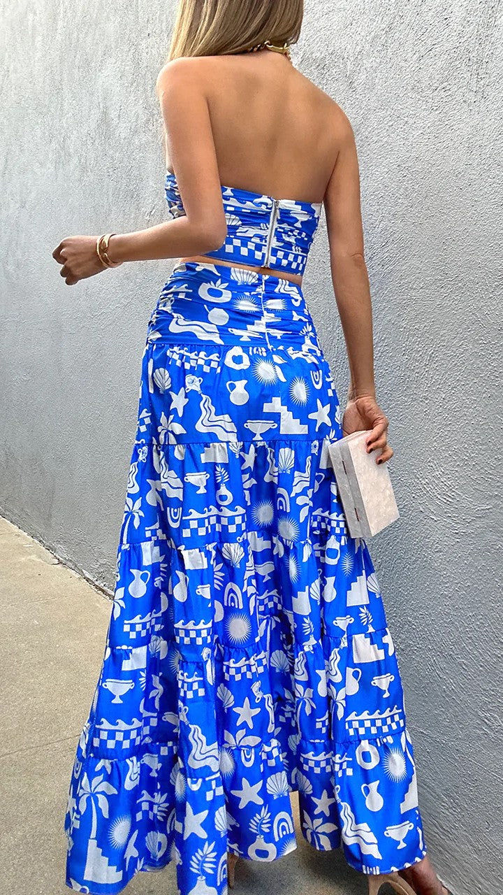 Cove Top - Blue Print-Sunshines Bliss