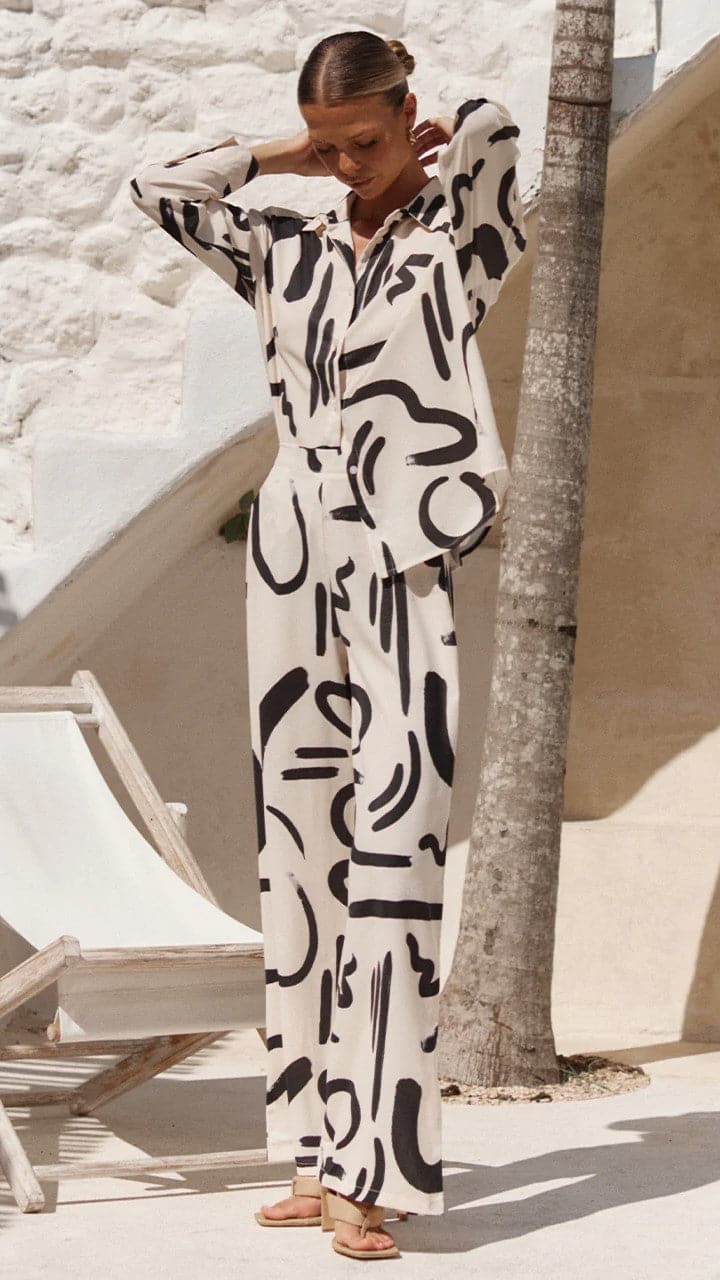 York Pant - Sand/Black-Sunshines Bliss