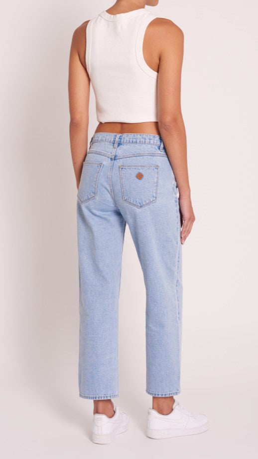 Abrand 95 Mid Straight Jean - Walk Away-Sunshines Bliss