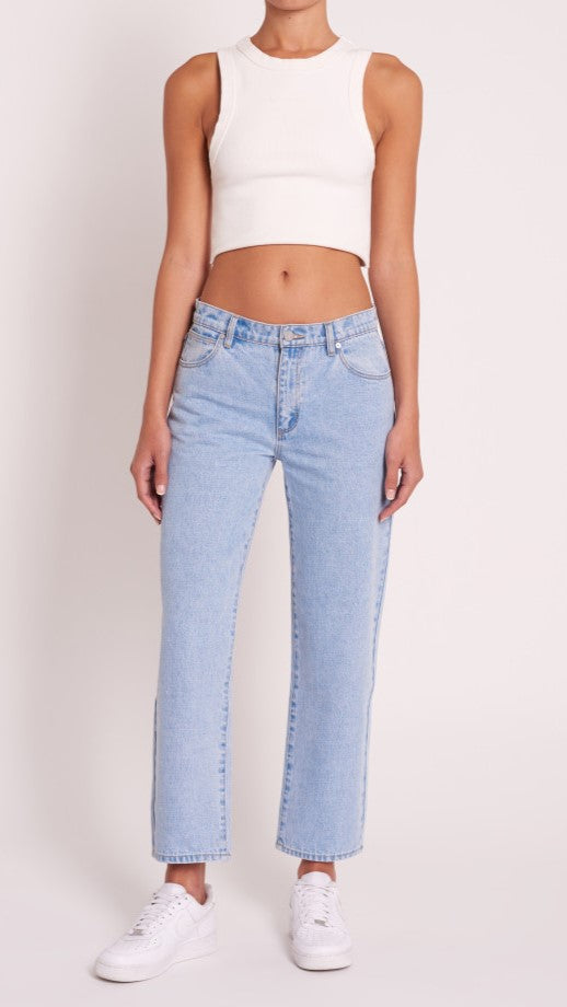 Abrand 95 Mid Straight Jean - Walk Away-Sunshines Bliss