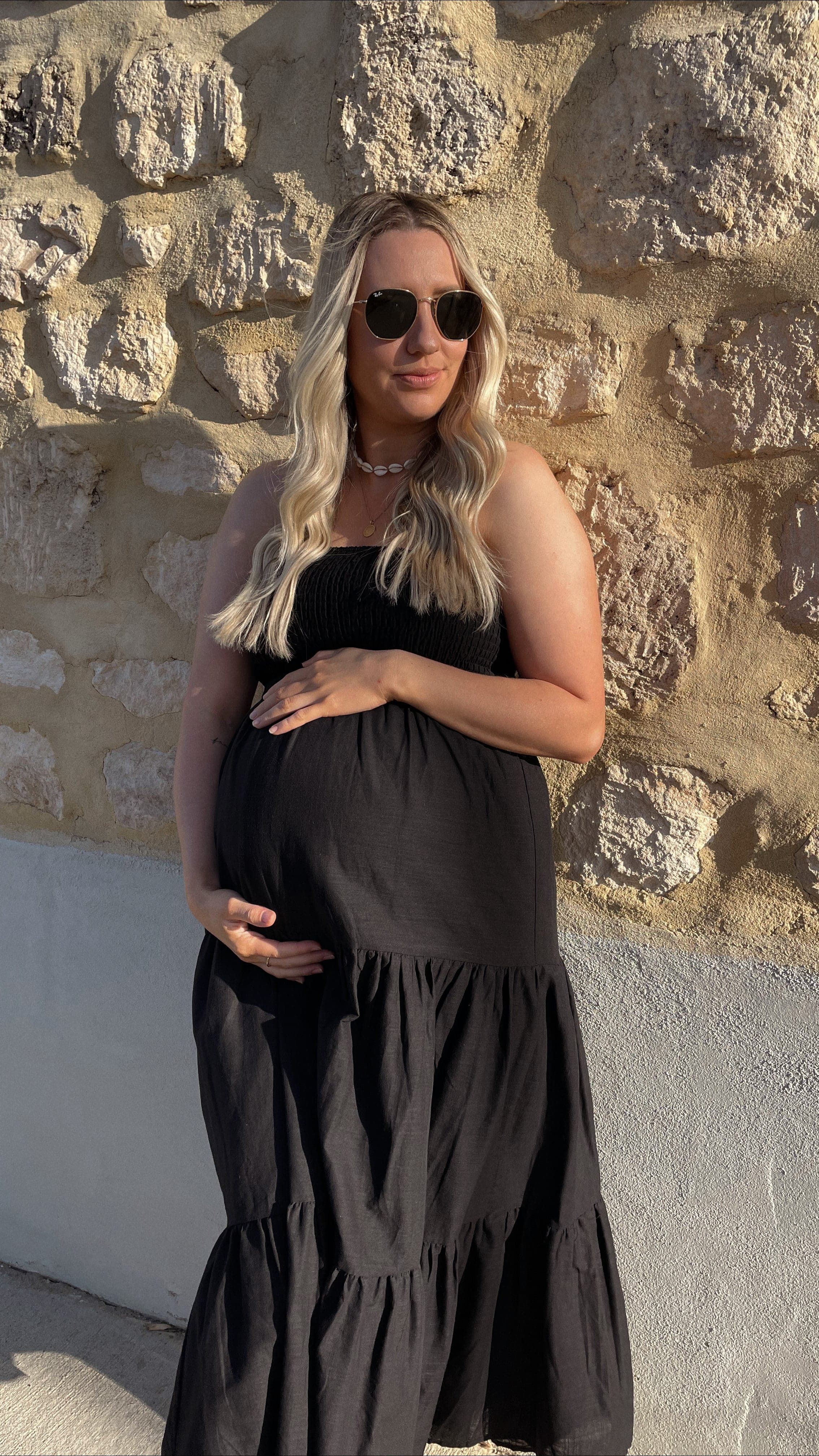 Brooke Maxi Dress - Black-Sunshines Bliss