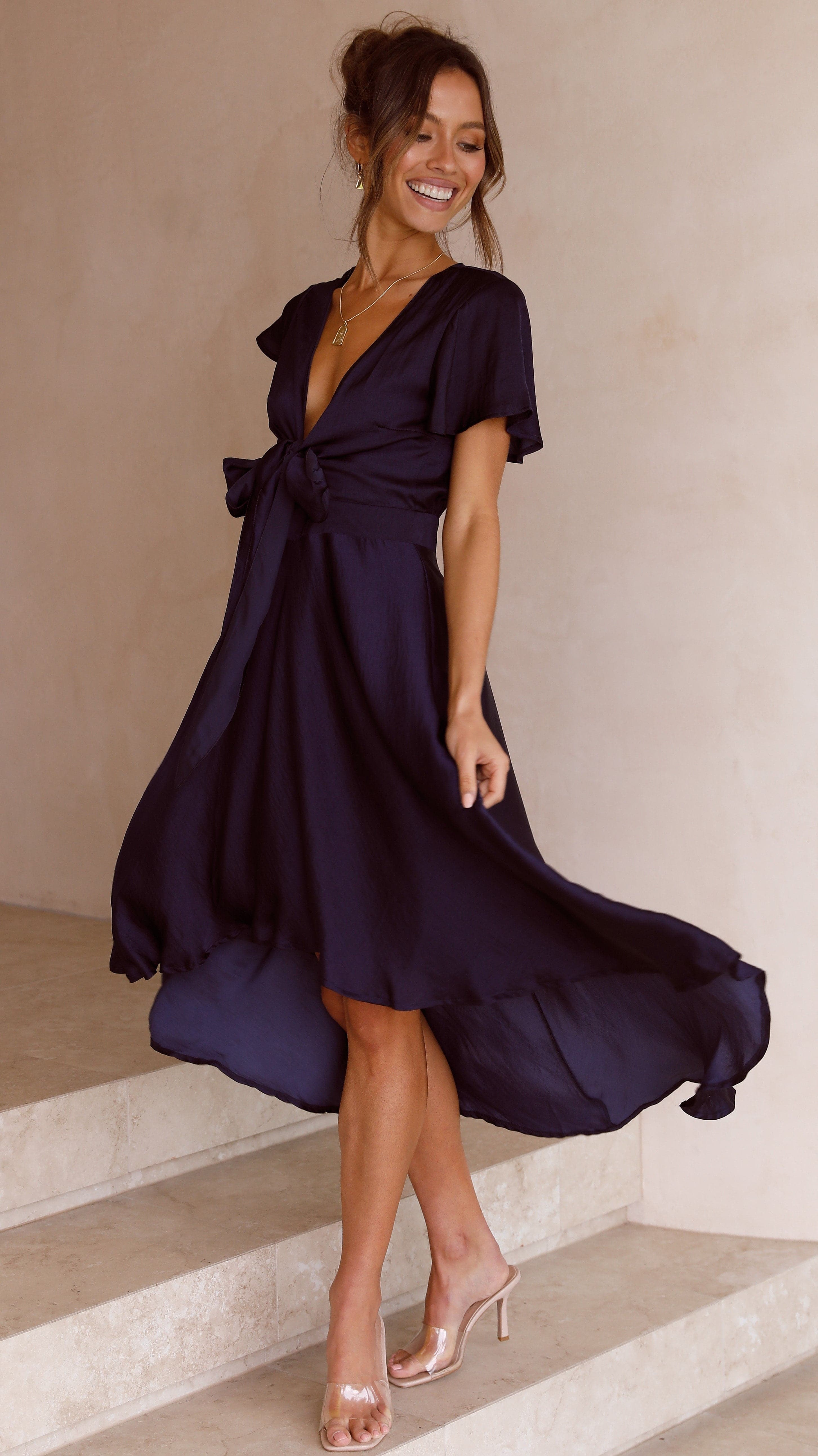 Sunny Daze Dress - Navy-Sunshines Bliss