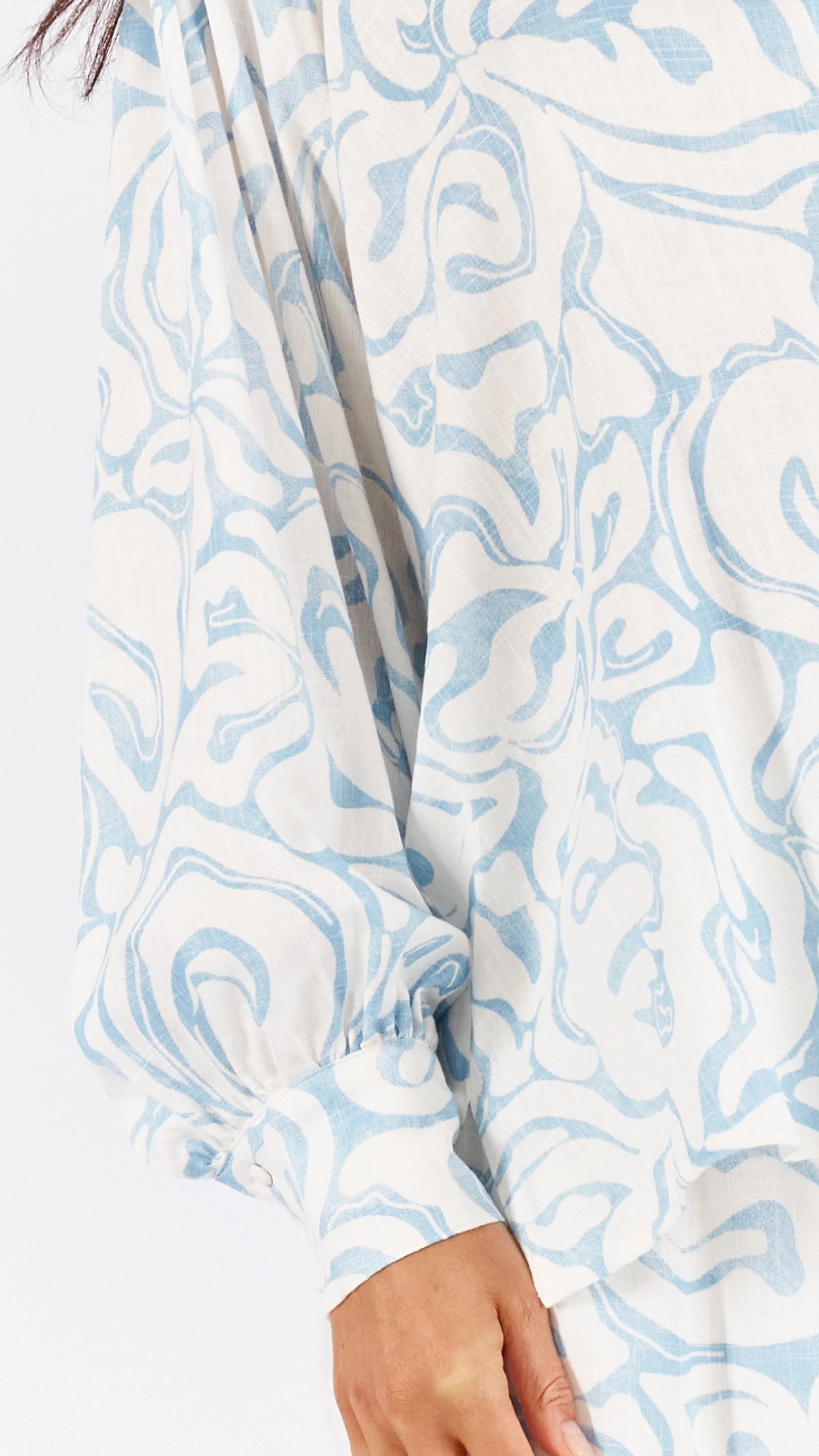 Danica Top - Thalassa Print-Sunshines Bliss