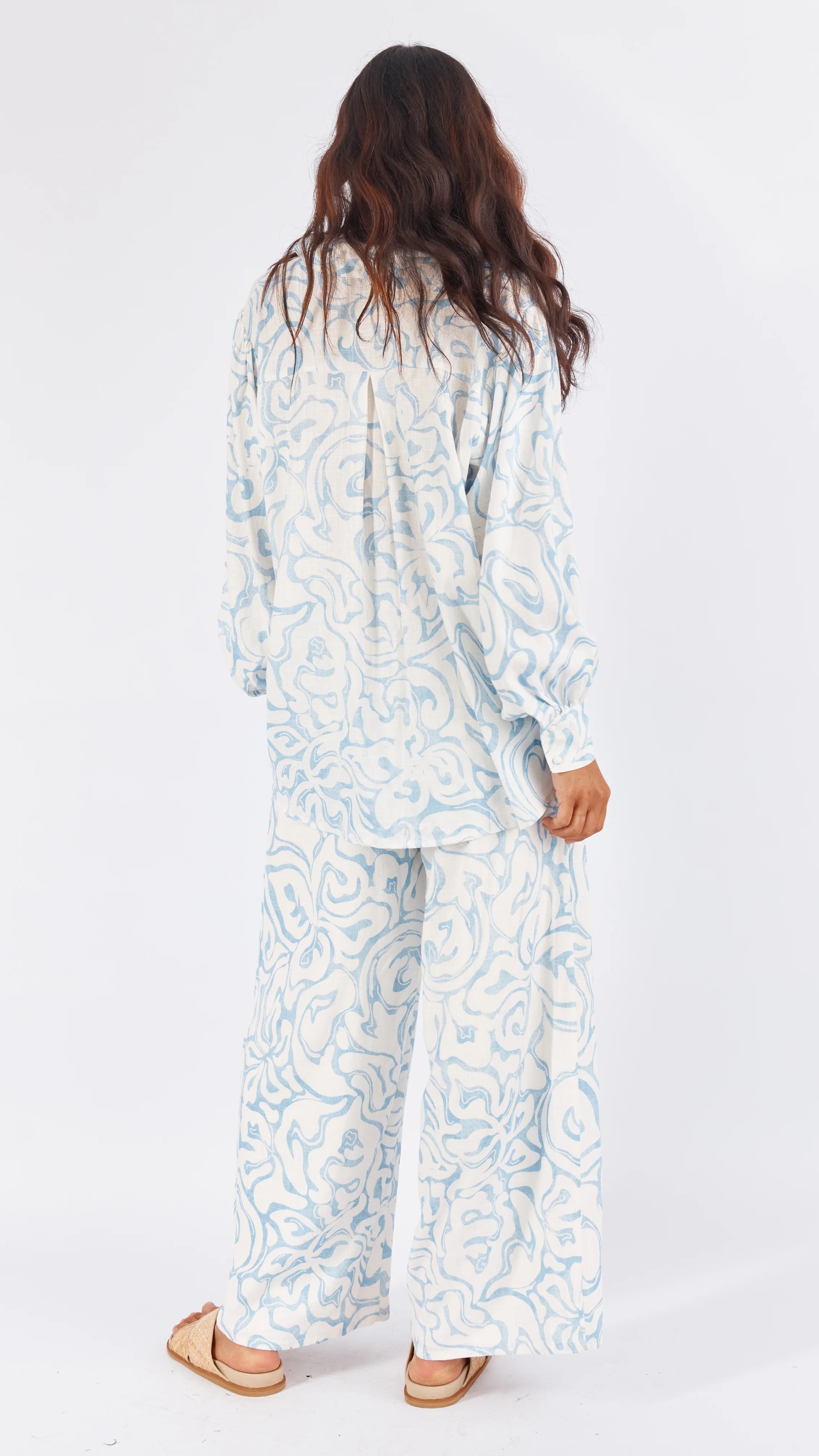 Fawn Pants - Thalassa Print-Sunshines Bliss