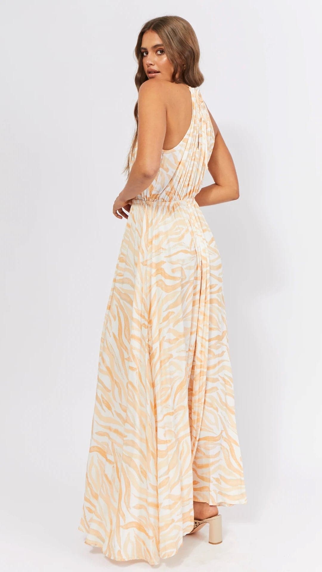Rani Maxi Dress - Orange Wave-Sunshines Bliss