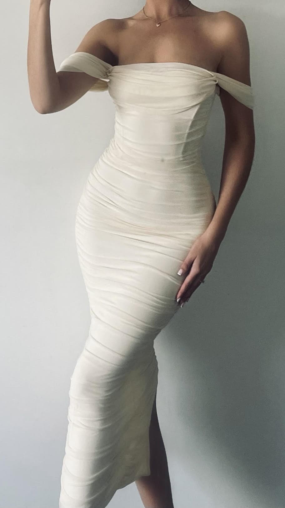 Kylie Maxi Dress - Cream-Sunshines Bliss