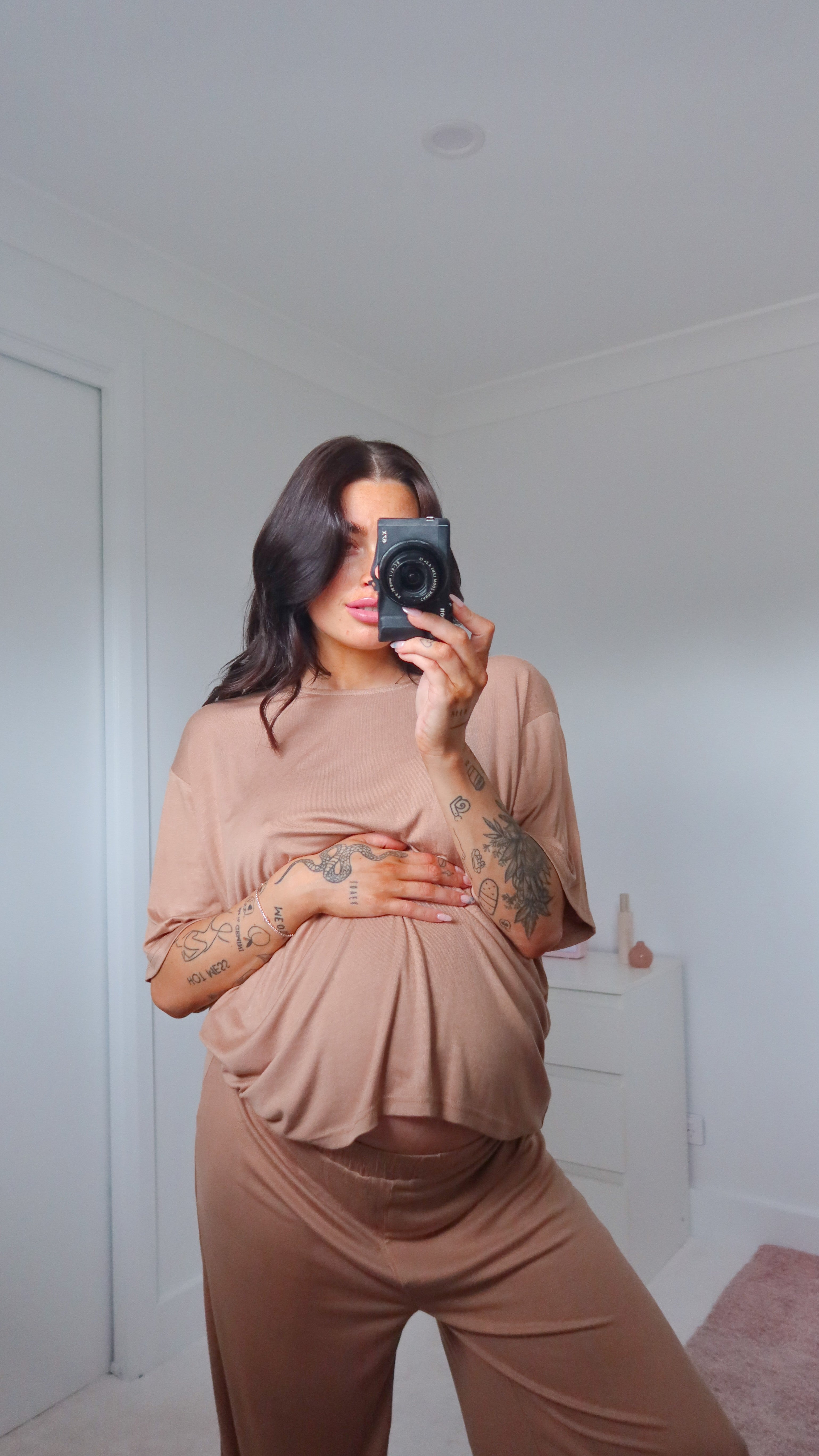 Amora Pants - Light Brown-Sunshines Bliss