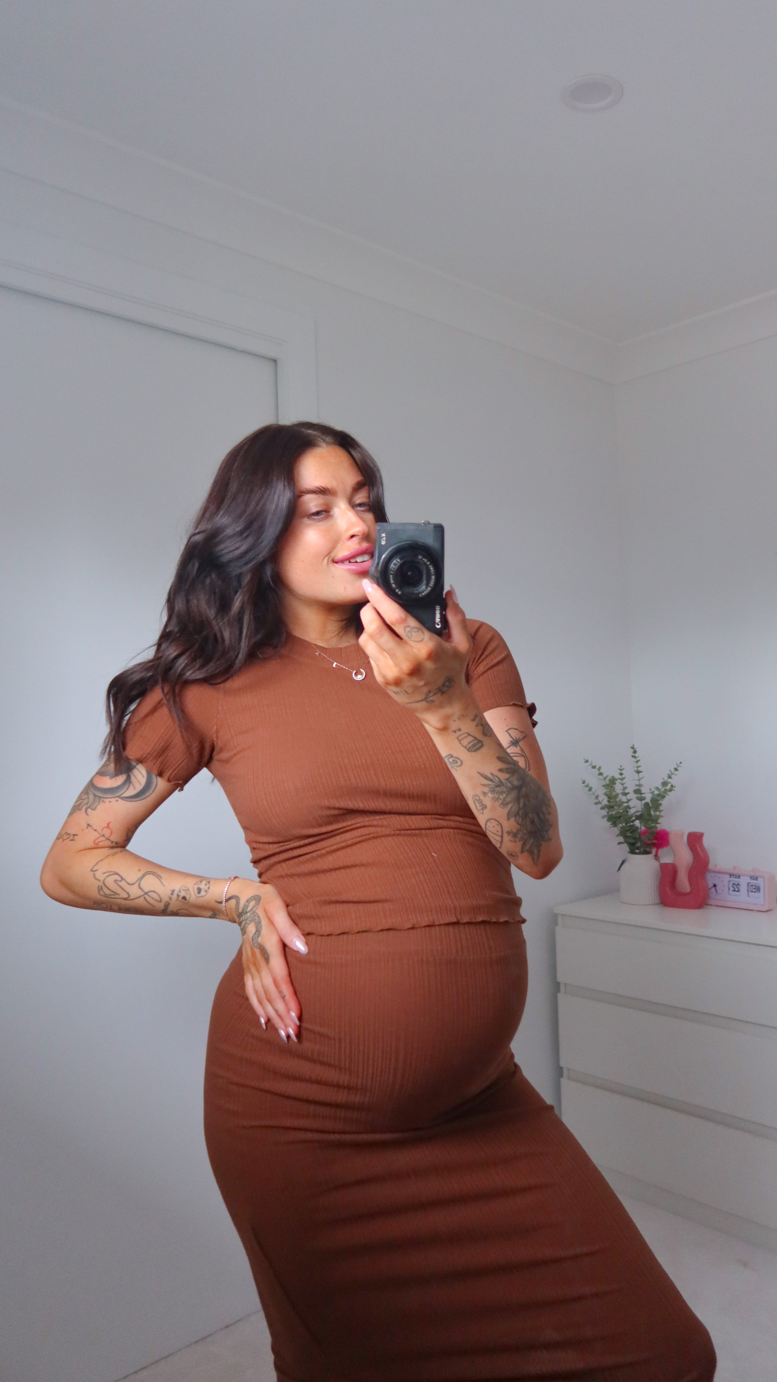 Rafe Crop - Coffee Rib-Sunshines Bliss