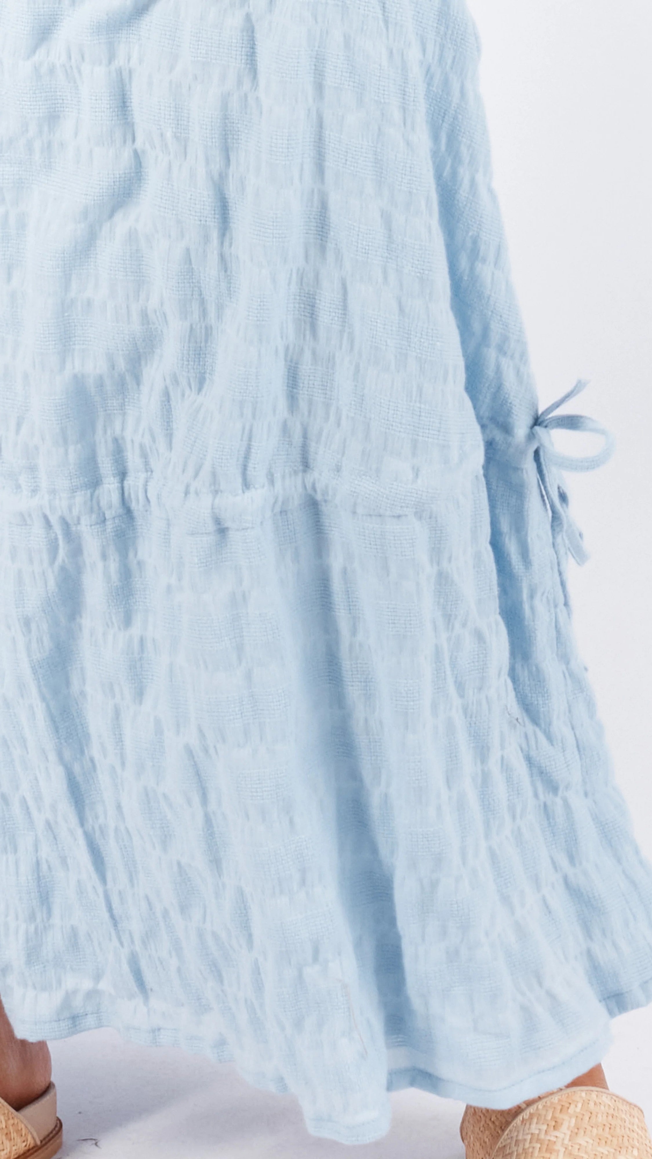 Gwen Crop - Sky Blue Stripe-Sunshines Bliss