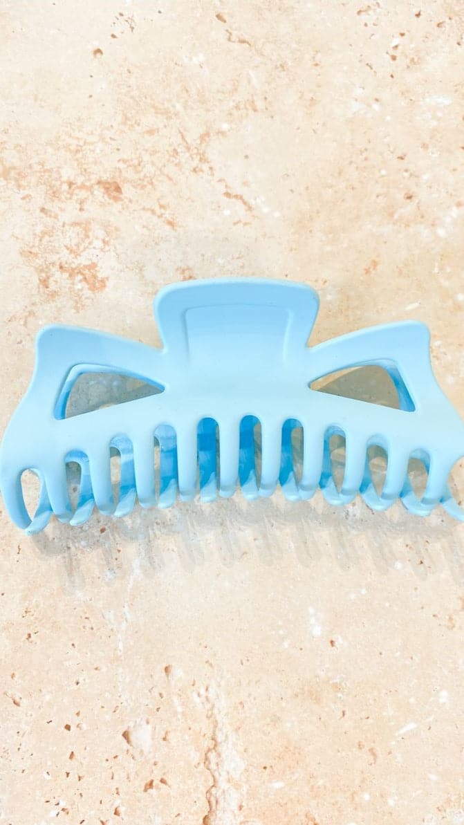 Mariposa Claw Clip - Blue-Sunshines Bliss