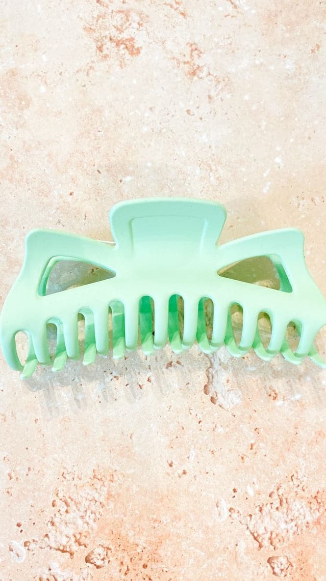 Mariposa Claw Clip - Mint-Sunshines Bliss