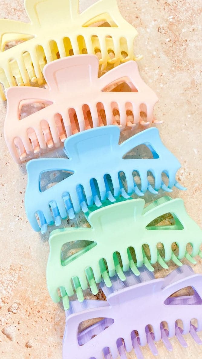 Mariposa Claw Clip - Blue-Sunshines Bliss