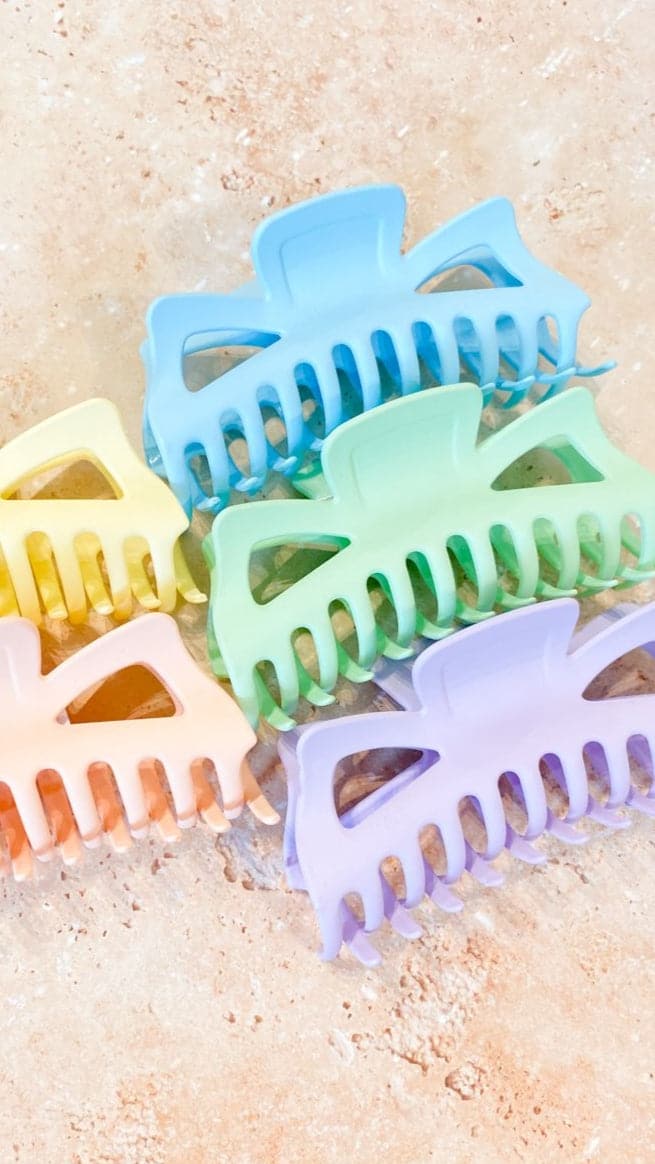 Mariposa Claw Clip - Mint-Sunshines Bliss