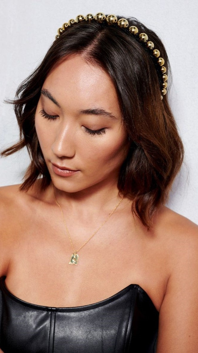 Trinity Headpiece - Gold-Sunshines Bliss