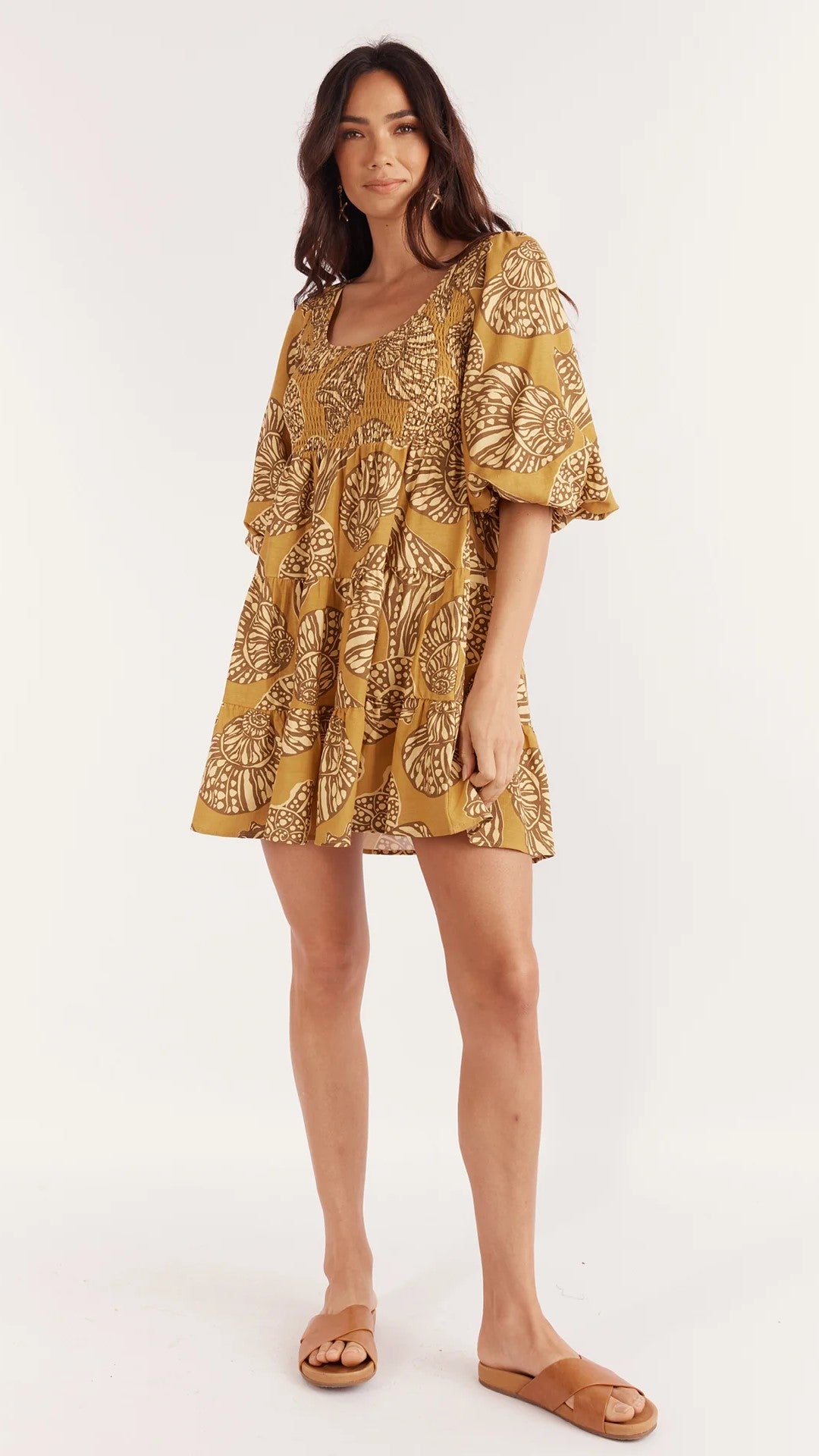 Imogen Mini Dress - Sea Change Print-Sunshines Bliss