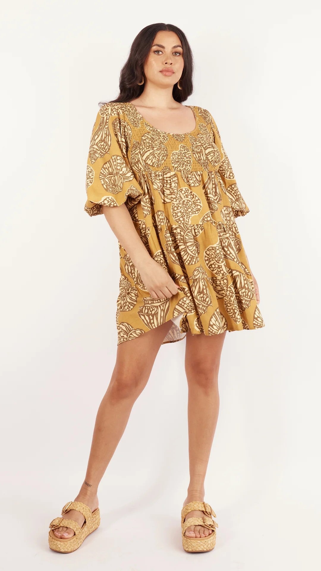 Imogen Mini Dress - Sea Change Print-Sunshines Bliss