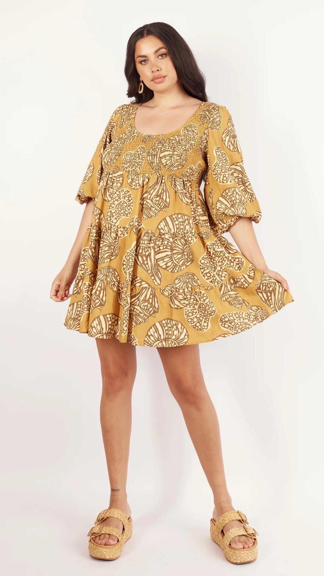 Imogen Mini Dress - Sea Change Print-Sunshines Bliss