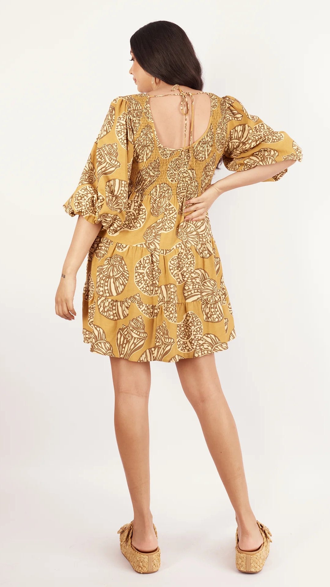 Imogen Mini Dress - Sea Change Print-Sunshines Bliss