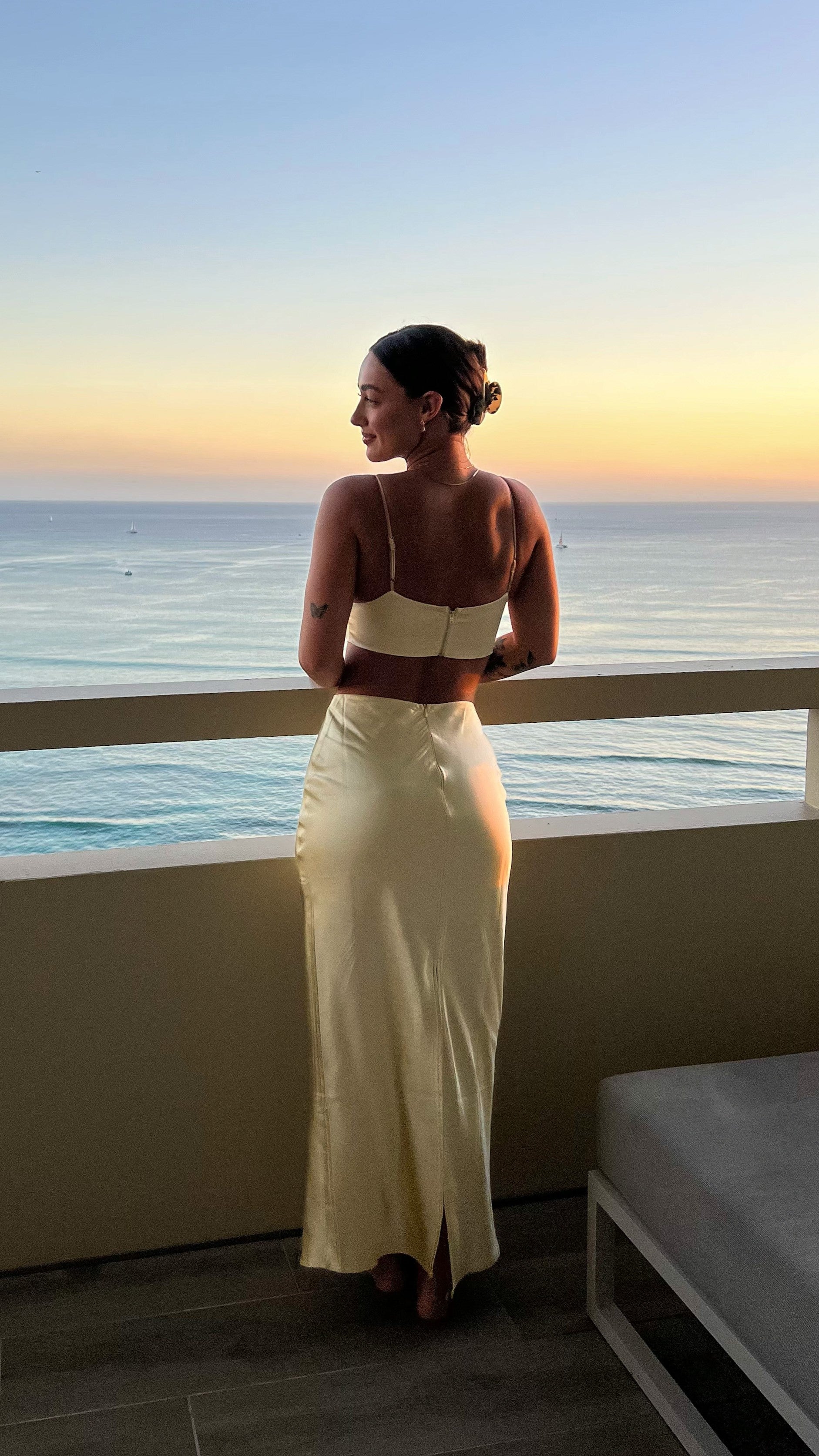 Della Maxi Skirt - Yellow-Sunshines Bliss