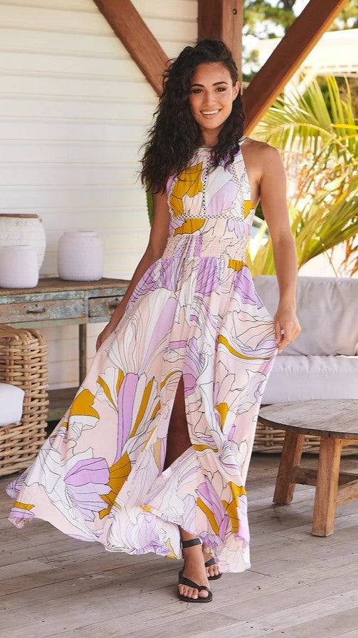 Endless Summer Maxi Dress - Lavender Swirl-Sunshines Bliss