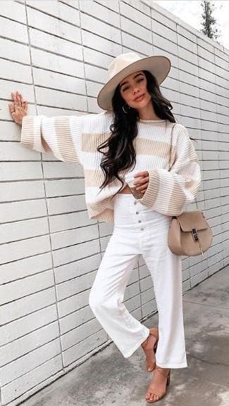 Cruz Pants - White-Sunshines Bliss