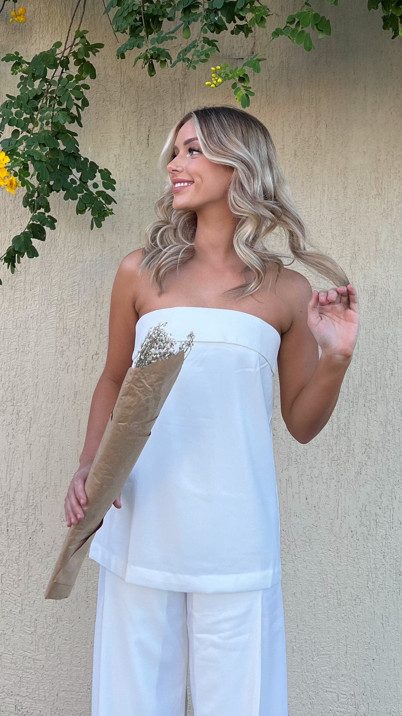 Hampton Top - White-Sunshines Bliss