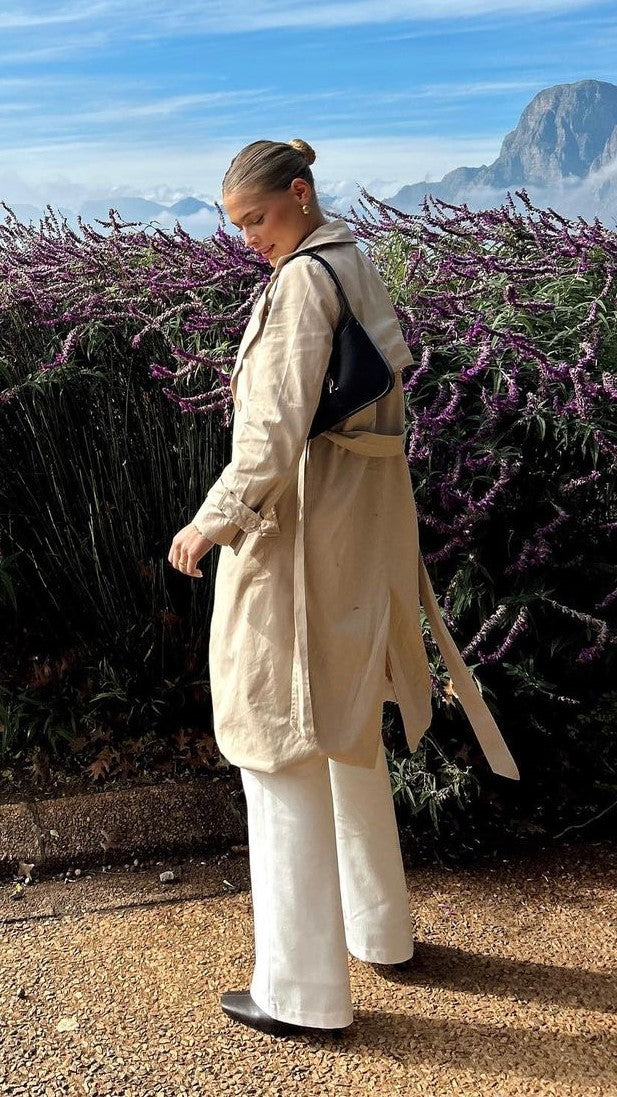 Byron Trench Coat - Camel-Sunshines Bliss