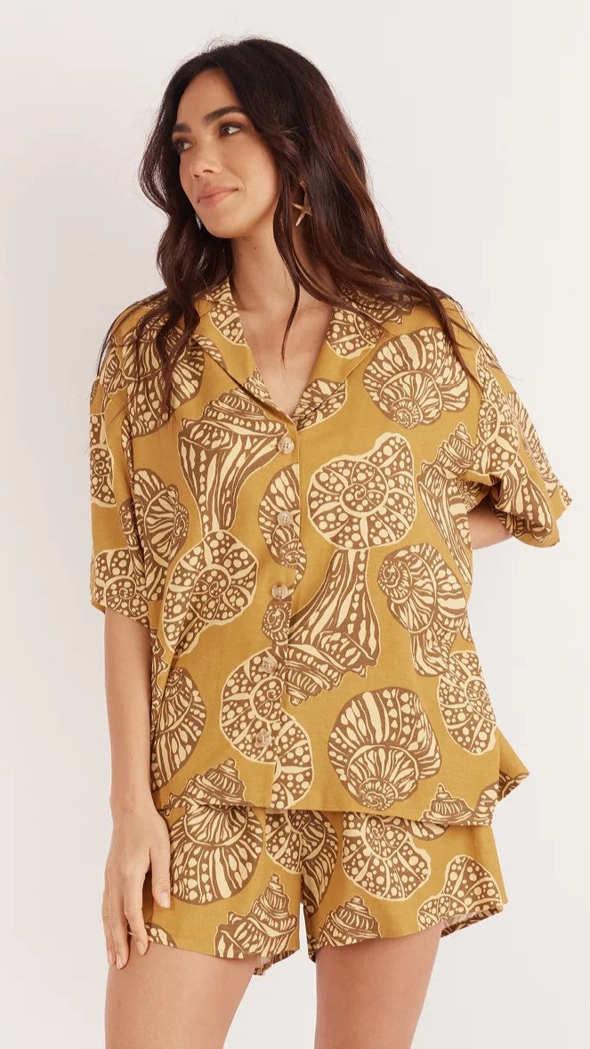 Lennox Shorts - Sea Change Print-Sunshines Bliss