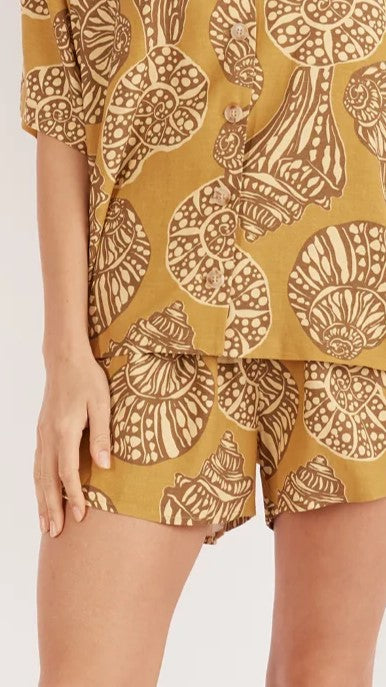 Lennox Shorts - Sea Change Print-Sunshines Bliss