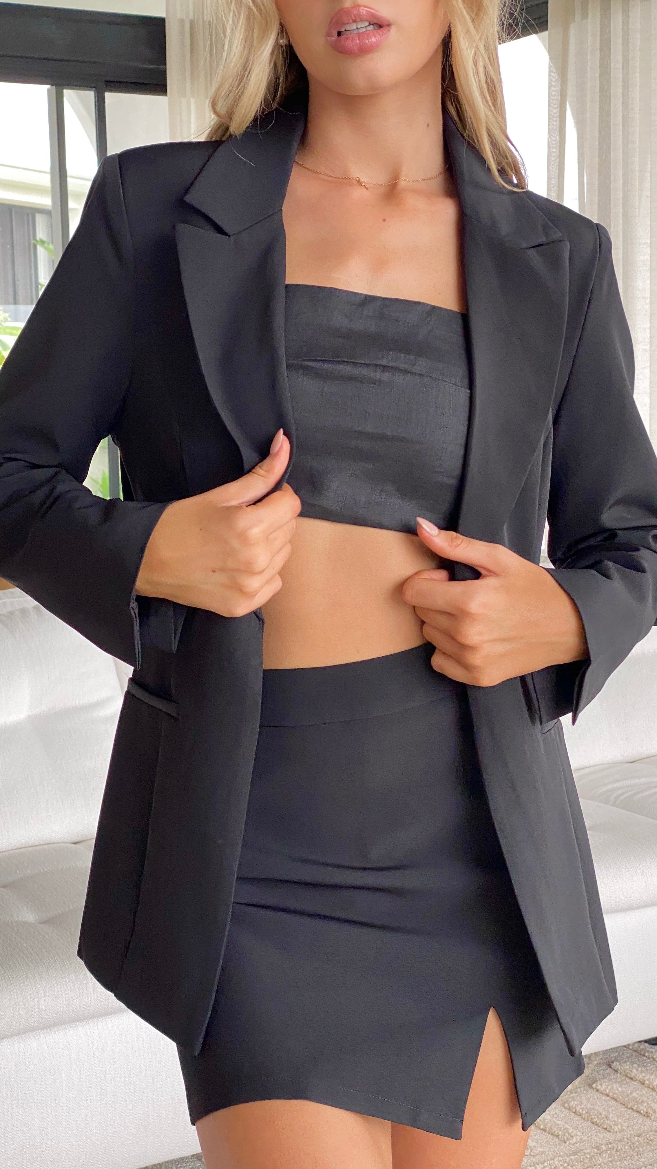 Fern Blazer - Black-Sunshines Bliss