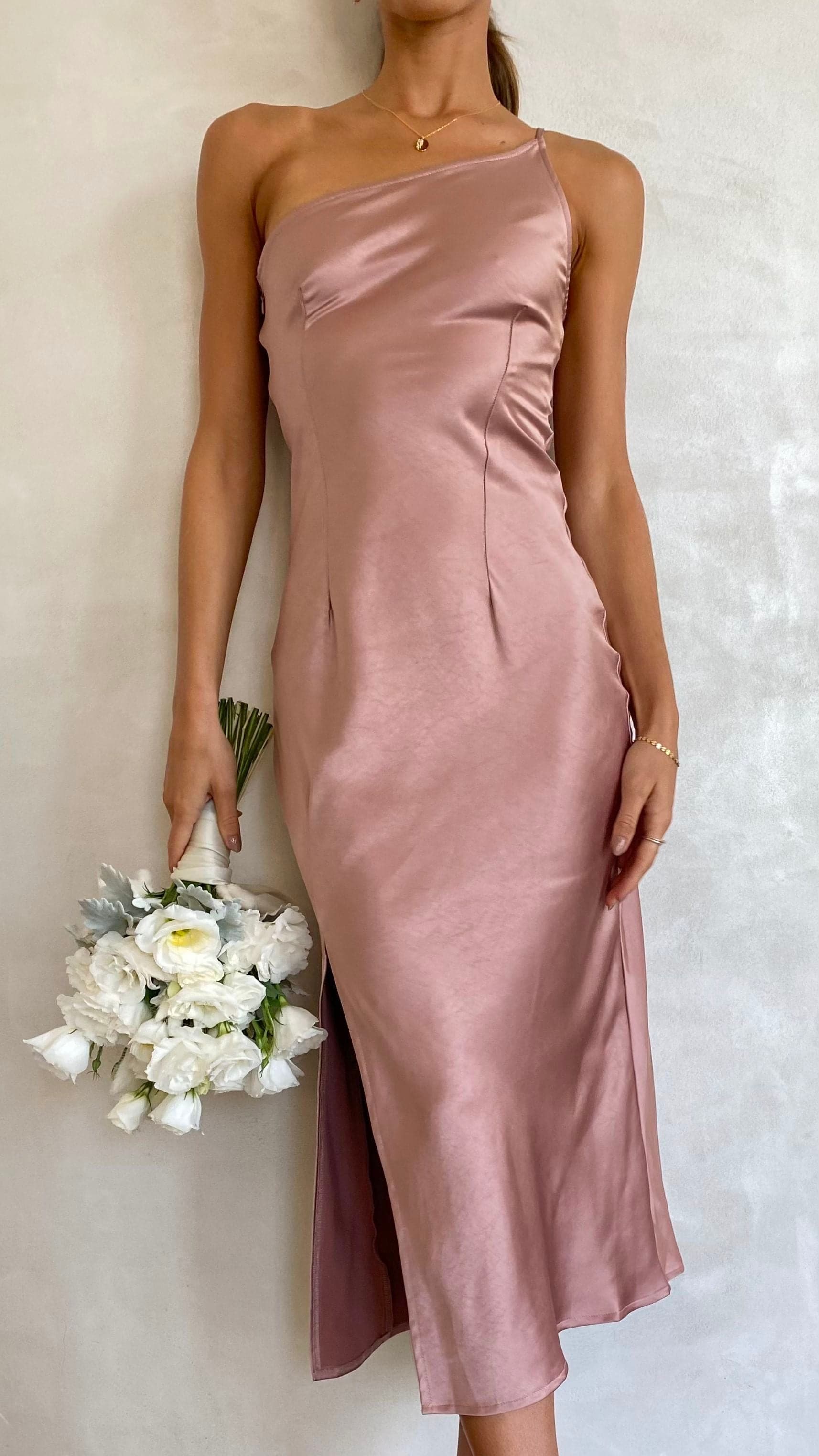 Yule Dress - Dusty Pink-Sunshines Bliss