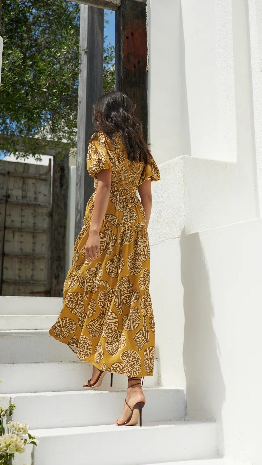 Rita Maxi Dress - Sea Change Print-Sunshines Bliss
