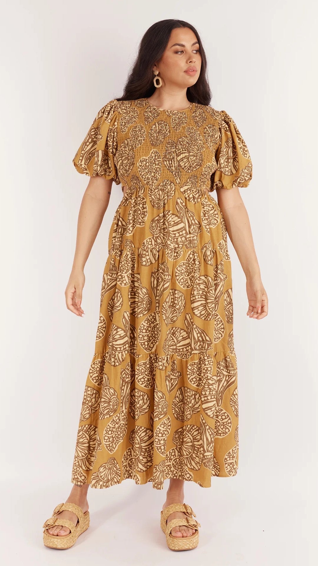 Rita Maxi Dress - Sea Change Print-Sunshines Bliss