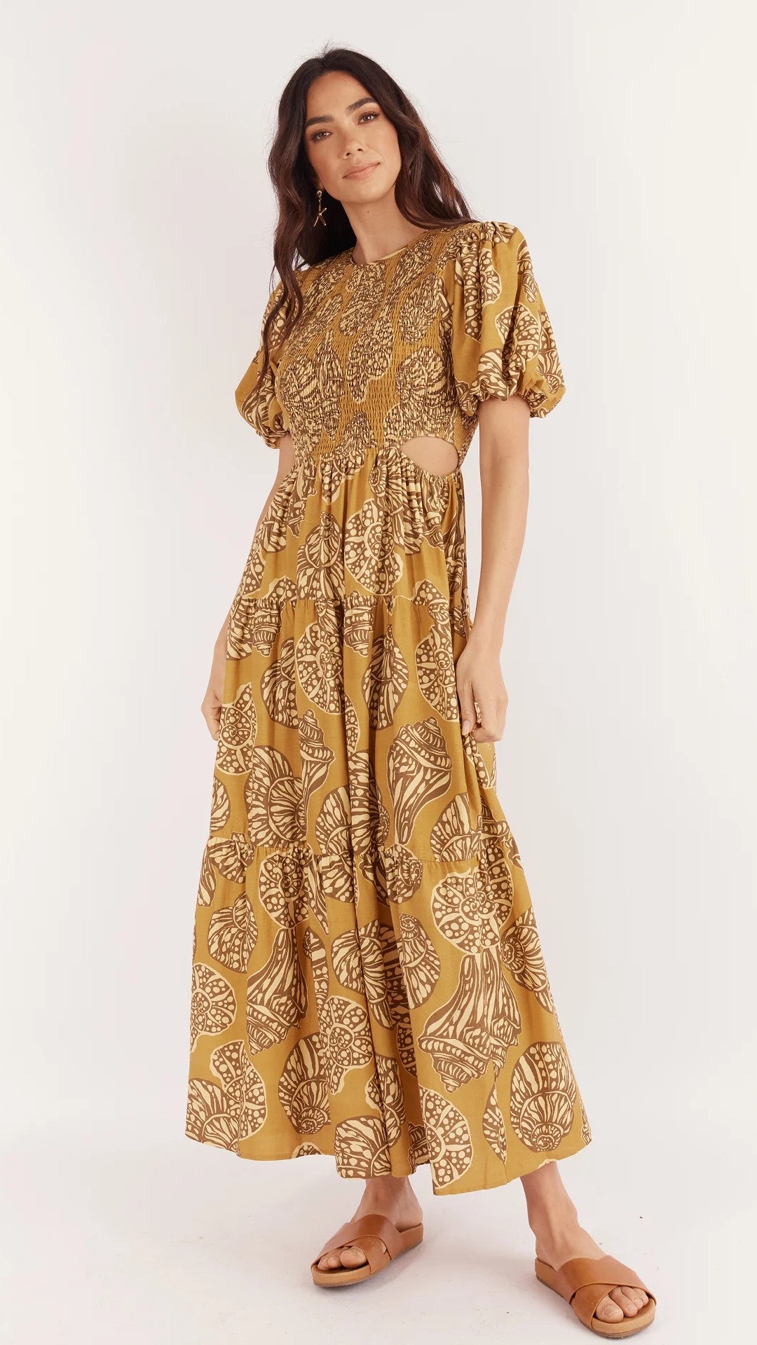 Rita Maxi Dress - Sea Change Print-Sunshines Bliss